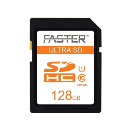 FASTER 90 mbps Class 10 SDHC Card 128GB