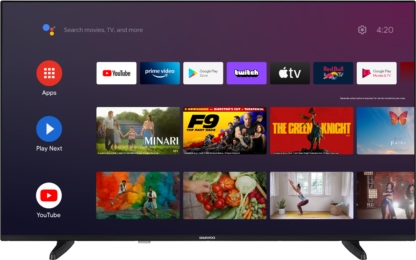 Daewoo TV 43" UHD Google Android