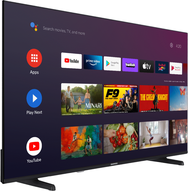 Daewoo TV 43" UHD Google Android - Image 2