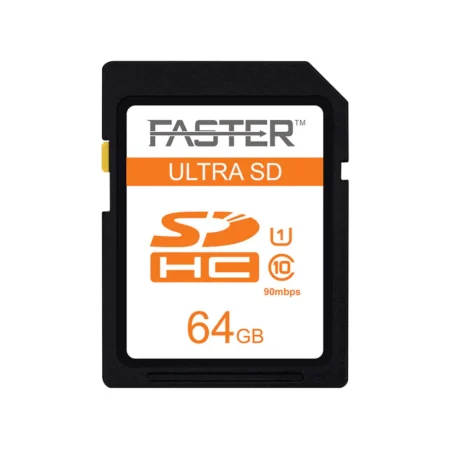 FASTER 90 mbps Class 10 SDHC Card 64GB