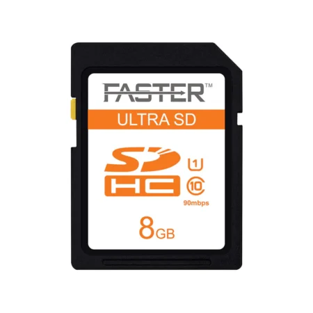 FASTER 90 mbps Class 10 SDHC Card 8GB