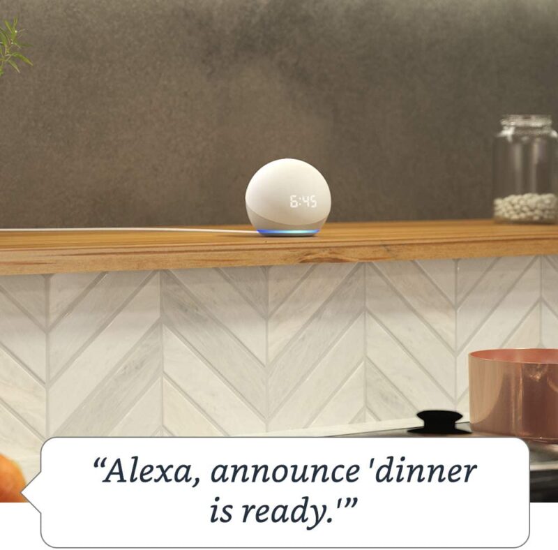 ECHO DOT 4TH GENERATION WITH CLOCK - Image 4