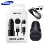 SAMSUNG Fast Car Charger Dual USB Quick Charge Adapter