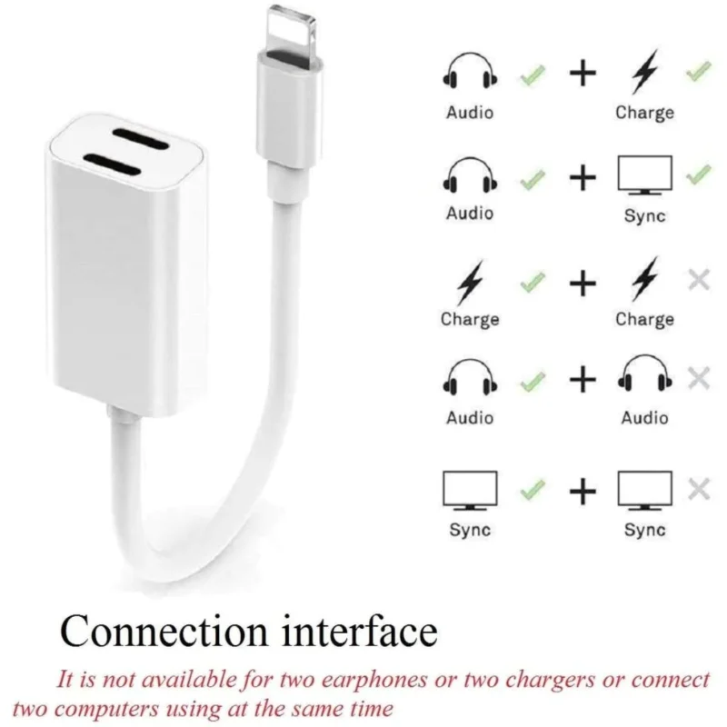 REMAX 2 in 1 MA015 Dual Lightning Adapter - Image 5