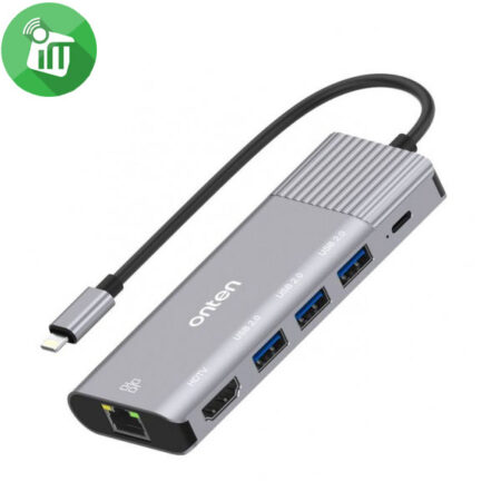 Onten 79591 6 IN 1 Lightning Multi-function Docking Station
