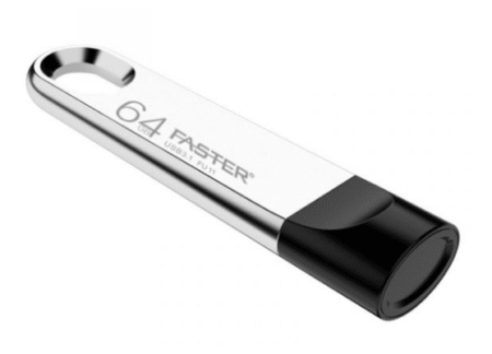 FASTER Metal USB 3.1 Gen 1 Memory Drive - 256