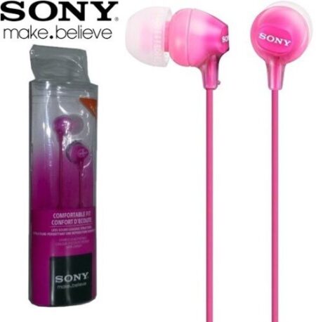Sony In-Ear Stereo Headphones - Pink