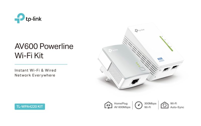 300Mbps Wi-Fi Range Extender, AV600 Powerline Edition - Image 2