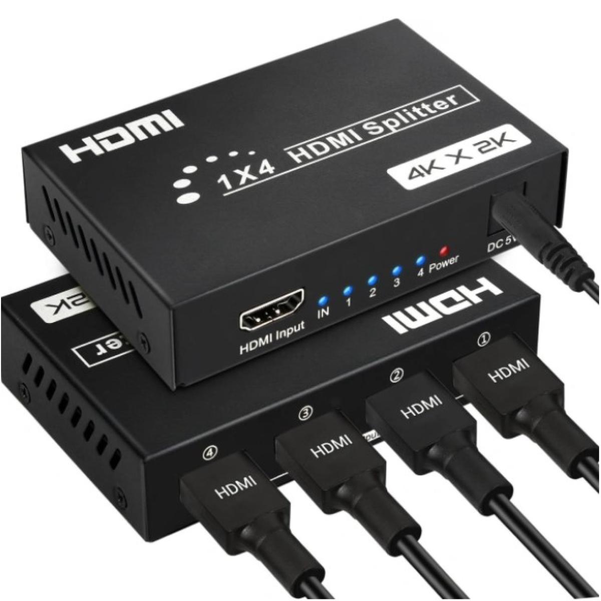 HAING HI-HD104F UHD Splitter Ver 1.4 1x4 Full 3D 4Kx2K UK Plug - Image 2