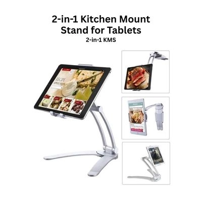 2-in-1 Kitchen Mount Stand for Tablets
