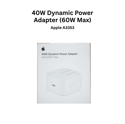 Apple 40W Dynamic Power Adapter with 60W Max