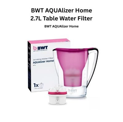 BWT AQUAlizer Home Table Water Filter Jug 2.7L White