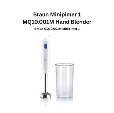 Braun Minipimer 1 MQ10.001M Hand Blender 450W Extra Lightweight