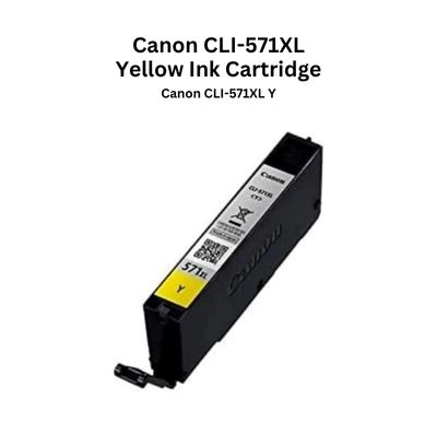 Canon CLI-571XL Y Yellow XL Ink Cartridge ChromaLife 100 for PIXMA Printers