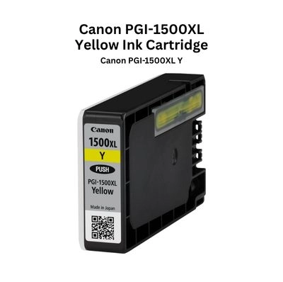 Canon PGI-1500XL Y Yellow XL Ink Cartridge for MAXIFY Printers