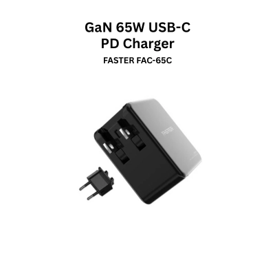 FASTER FAC-65C GaN 65W USB-C PD Wall Charger