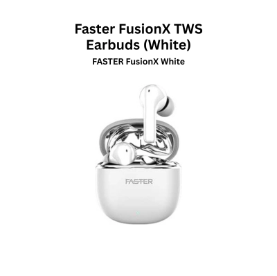 FASTER FBT 220 FusionX TWS Earbuds (White)