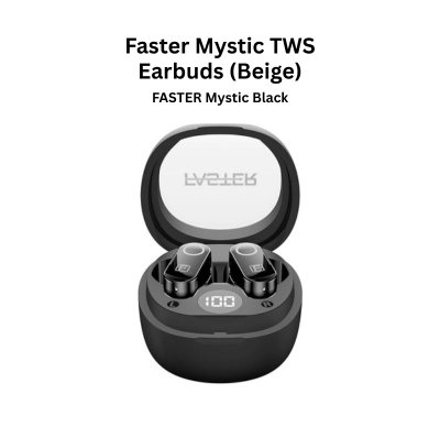 FASTER FBT 260 Mystic TWS Earbuds (Black)