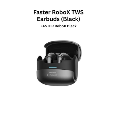 FASTER FBT 470 RoboX TWS Earbuds (Black)