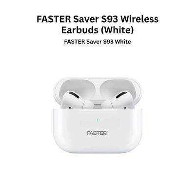FASTER Saver S93 Deep Bass Wireless Earbuds BT5.3 (Black)