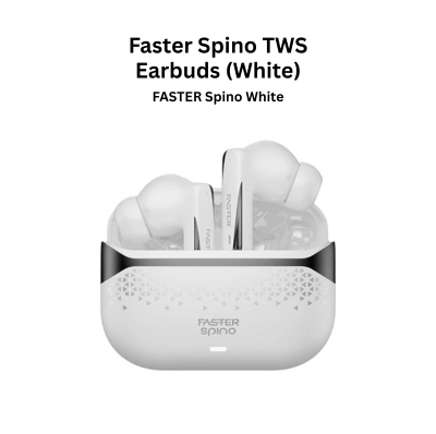 FASTER FBT 480 Spino TWS Earbuds (White)