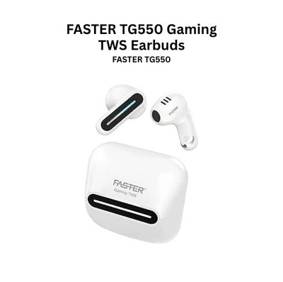 FASTER TG550 Gaming TWS Earbuds (White)