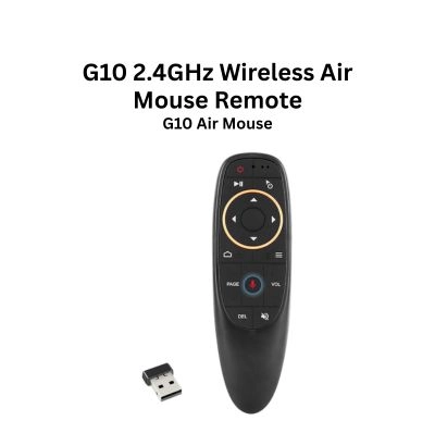 G10 2.4GHz Wireless Air Mouse Remote Control with Voice Input and Mouse Pointer