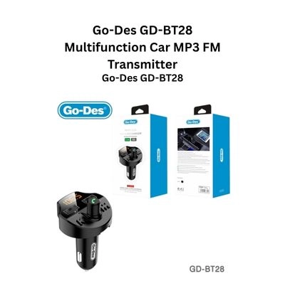 Go-Des GD-BT28 3.1A Multifunction Car MP3 FM Transmitter Bluetooth with Dual USB