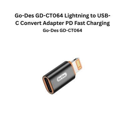 Go-Des GD-CT064 Lightning to Type-C Convert Adapter PD High-Speed Charging