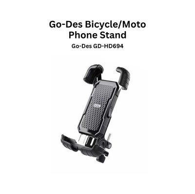 Go-Des GD-HD694 Motorcycle Bicycle Phone Stand 360° Anti-Shake Durable Non-Slip
