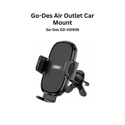 Go-Des GD-HD936 Vehicle Air Outlet Car Mount Semi-automatic 360° Rotation