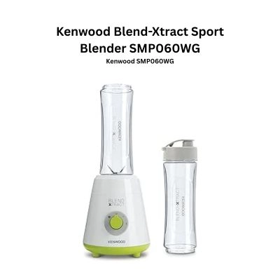 Kenwood Blend-Xtract Sport Blender SMP060WG with 2x Travel Bottles