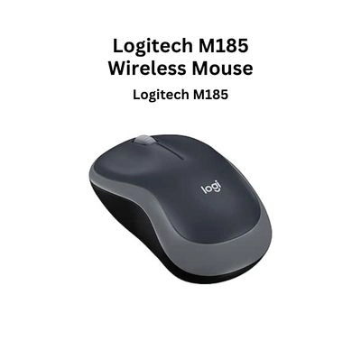 Logitech M185 Wireless Mouse (Blue)