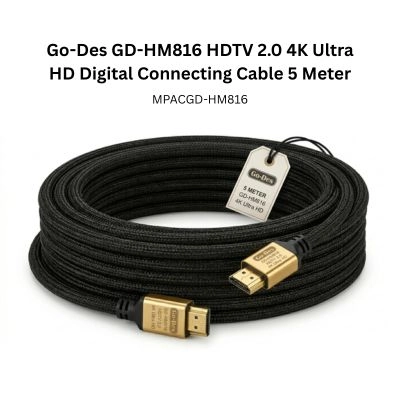 Go-Des GD-HM816 HDTV 2.0 4K Ultra HD Digital Connecting Cable 5 Meter