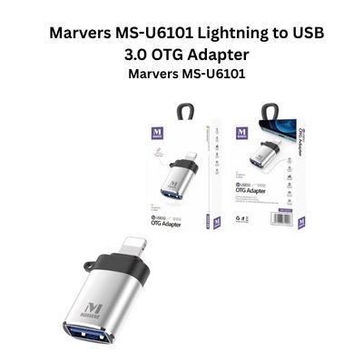 Marvers MS-U6101 USB 3.0 OTG Adapter (Lightning to USB3.0, High-Speed Charge & Sync)