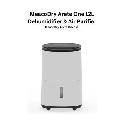 MeacoDry Arete One 12L Dehumidifier and Air Purifier