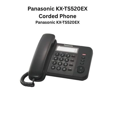 Panasonic KX-TS520EX Integrated Telephone System Ringer Indicator 3 One-Touch Dialers (White)