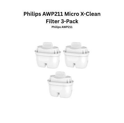Philips AWP211 Micro X-Clean Water Filter Cartridges 3-Pack