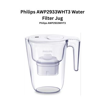 Philips AWP2933WHT3 Water Filter Jug 2.6L with 3x Micro X-Clean Filters