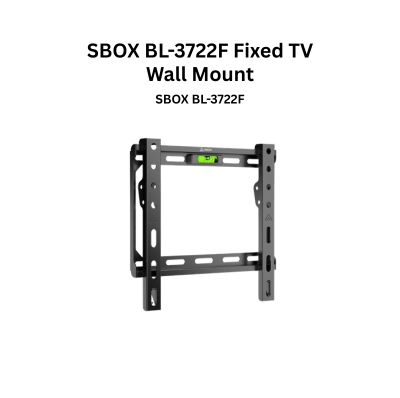 SBOX BL-3722F Fixed TV Wall Mount (13"-43")