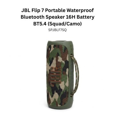 JBL Flip 7 Portable Waterproof Bluetooth Speaker 16H Battery BT5.4 (Squad/Camo)