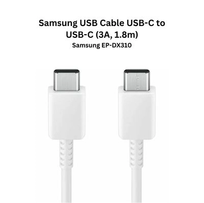 Samsung USB Cable USB-C to USB-C 3A 1.8m
