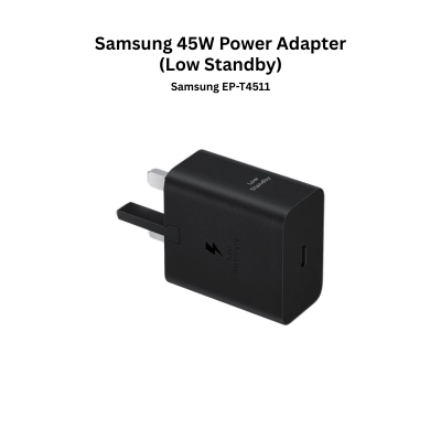 Samsung 45W Power Adapter Low Standby with USB-C Cable (5A/1.8m)