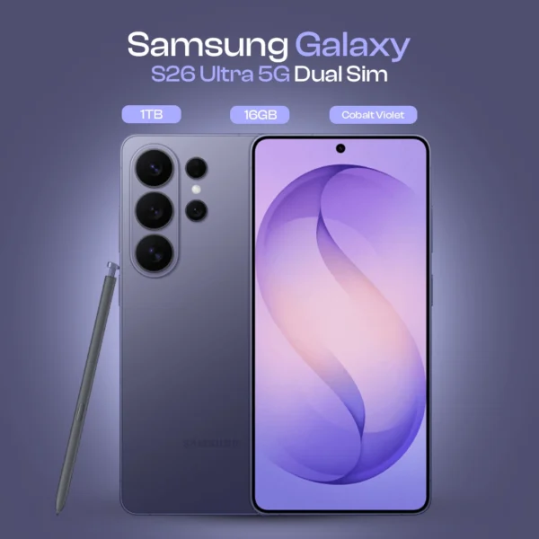 Samsung Galaxy S26 Ultra 5G 1TB 16GB Dual SIM Cobalt Violet