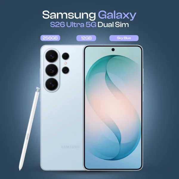 Samsung Galaxy S26 Ultra 5G 256GB 12GB Dual SIM Sky Blue