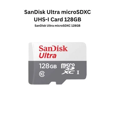 SanDisk Ultra microSDXC UHS-I Card 128GB (100MB/s)