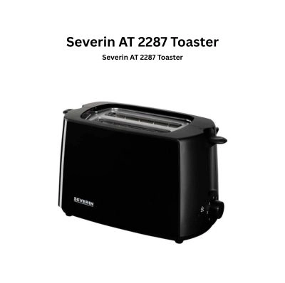 Severin AT 2287 2-Slice Toaster Black with Bun Warmer