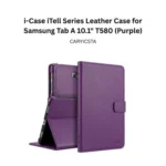 i-Case iTell Series Leather Case for Samsung Tab A 10.1" T580 (Purple)