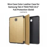 Nice Case Color Leather Case for Samsung Tab A T510/T515 10.1" Full Protection (Gold)