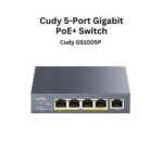 Cudy GS1005P 5-Port Gigabit PoE+ Switch 4 PoE+ Ports 60W IEEE 802.3at/af Intelligent Power